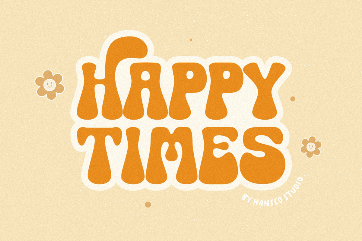 Happy Times Font Hansco FontSpace