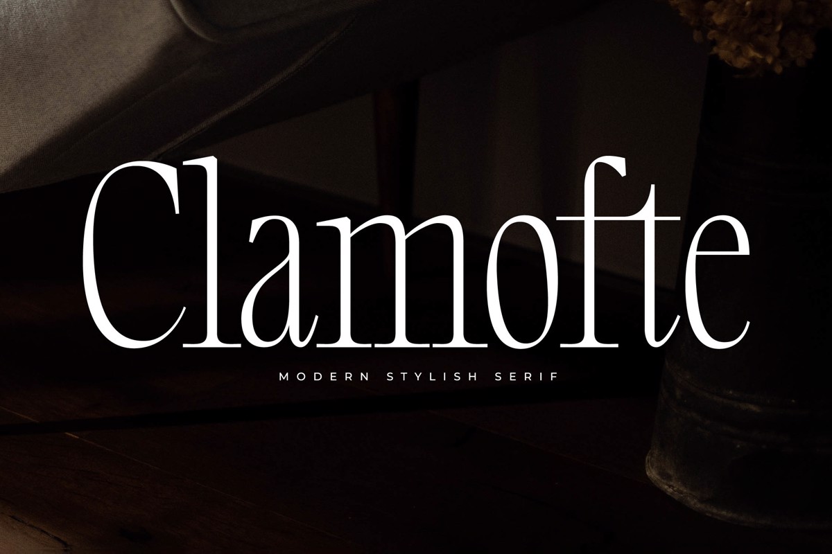 Clamofte Font | Letterena Studios | FontSpace