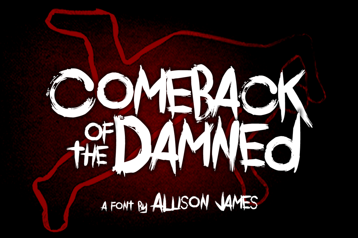 Comeback Of The Damned Font | Chequered Ink | FontSpace