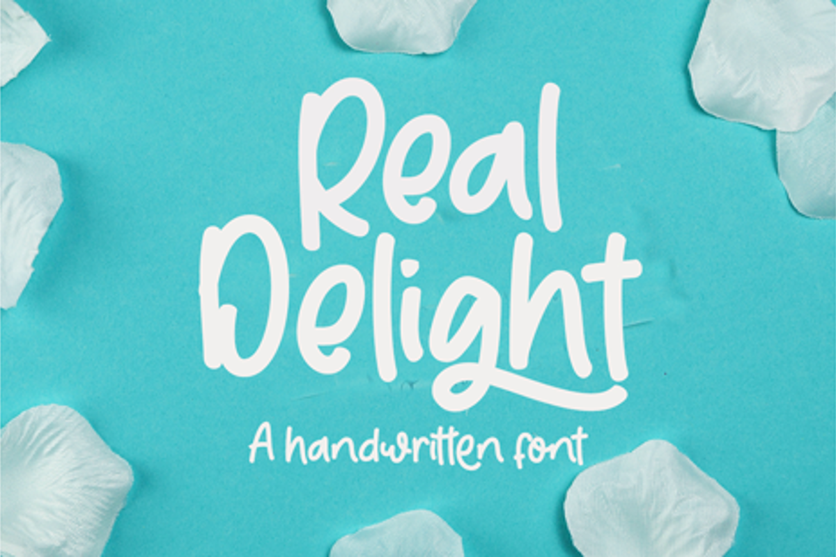 Real Delight Font | Akrtype | FontSpace