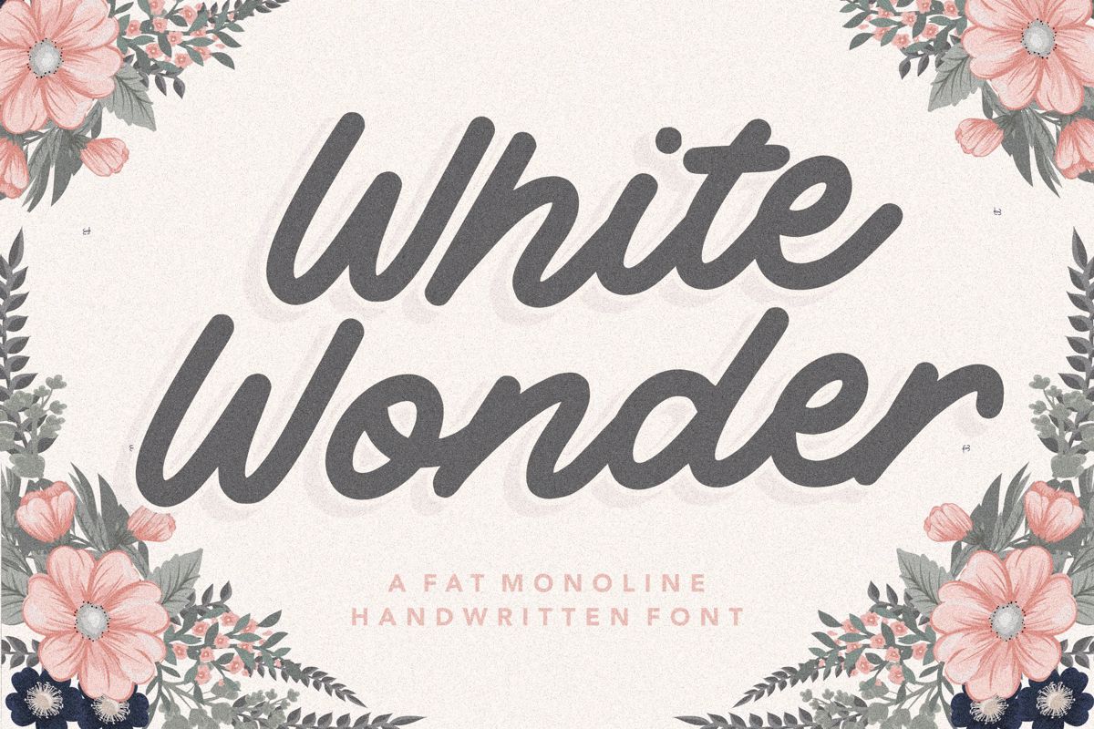 Wonder white. Шрифт Вандер. Wonder Garden шрифт. Wonderline Modern Monoline script font.