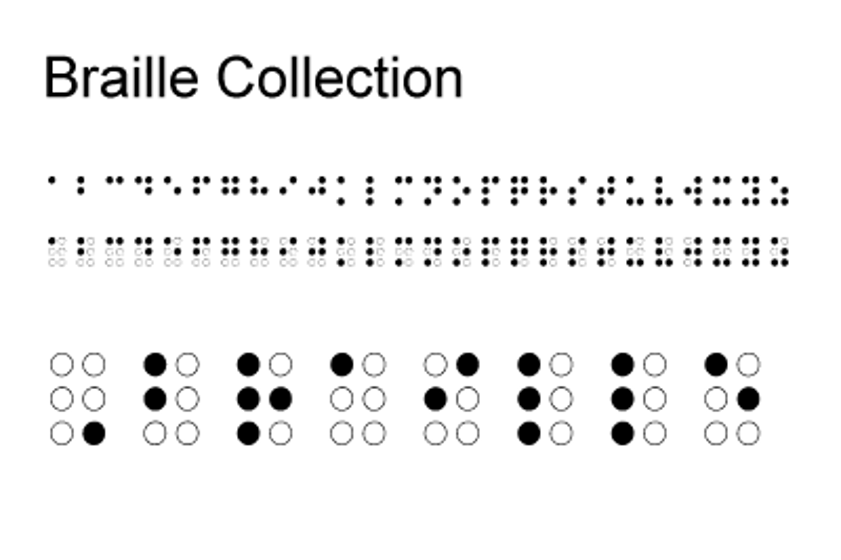 HL Braille Font HL6389  Embroidery Designer Mall