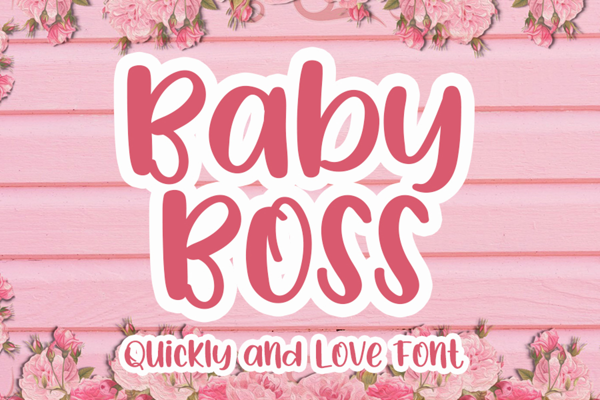 Baby Boss Font | FreshTypeINK | FontSpace