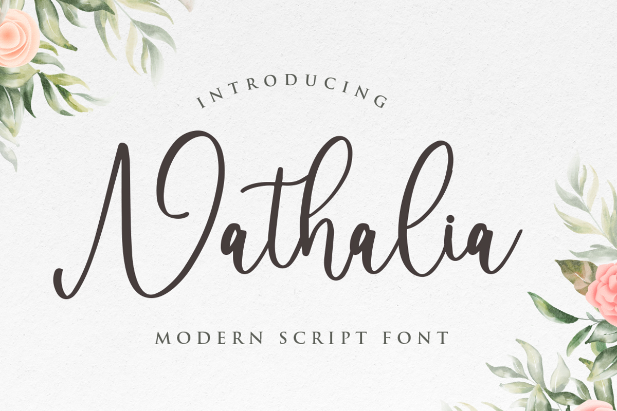 Nathalia Font | Vultype | FontSpace