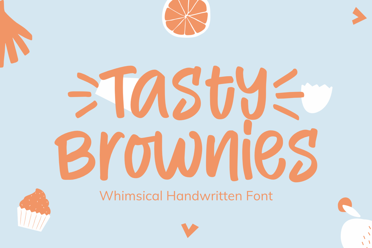 Tasty Brownies Font | Niskala Huruf | FontSpace