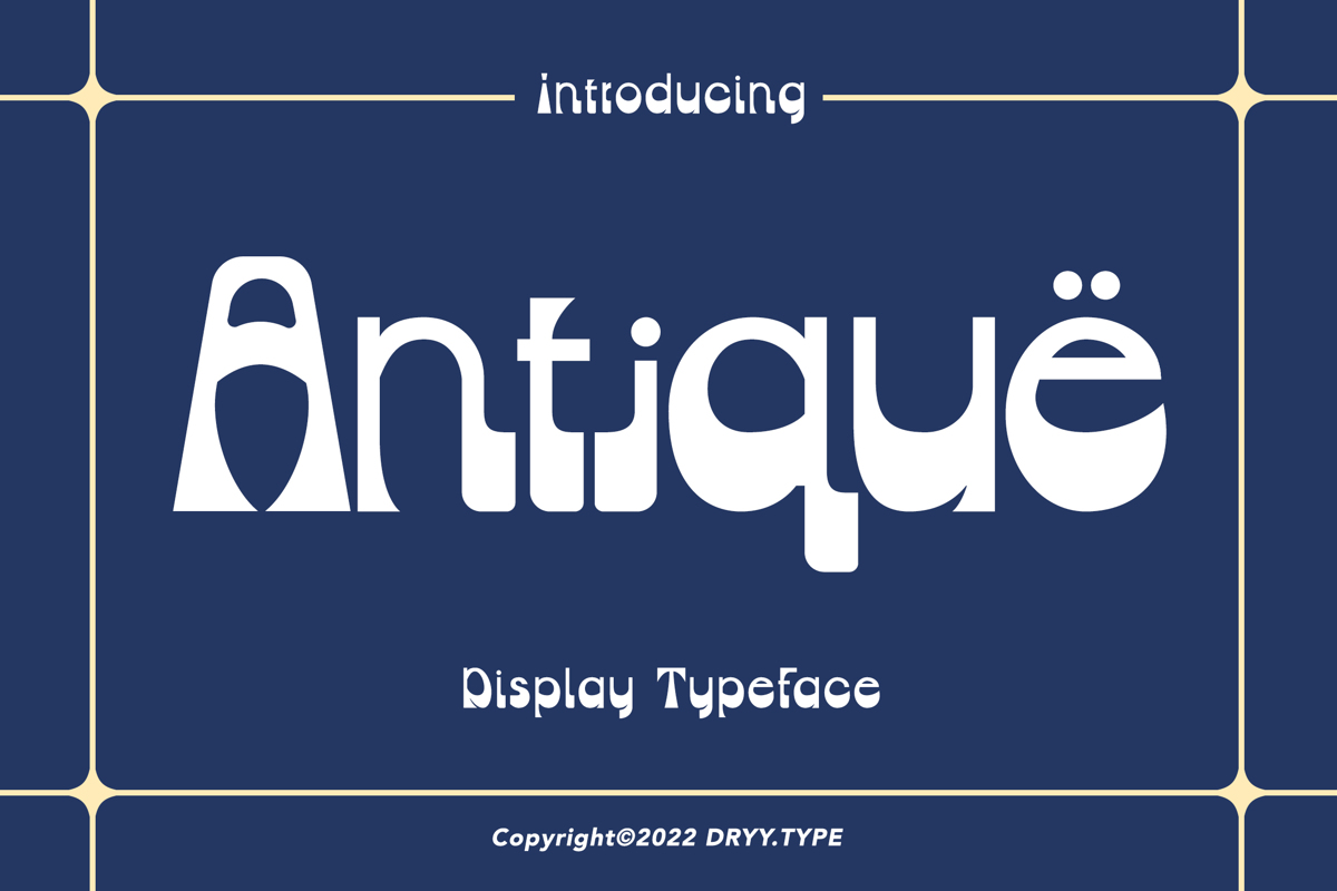 Antique Font Name