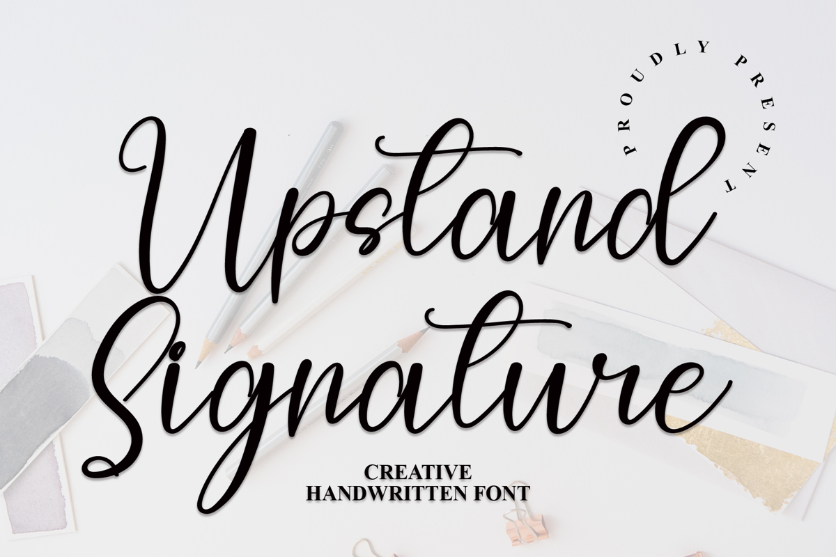 Upstand Signature Font | FreshTypeINK | FontSpace