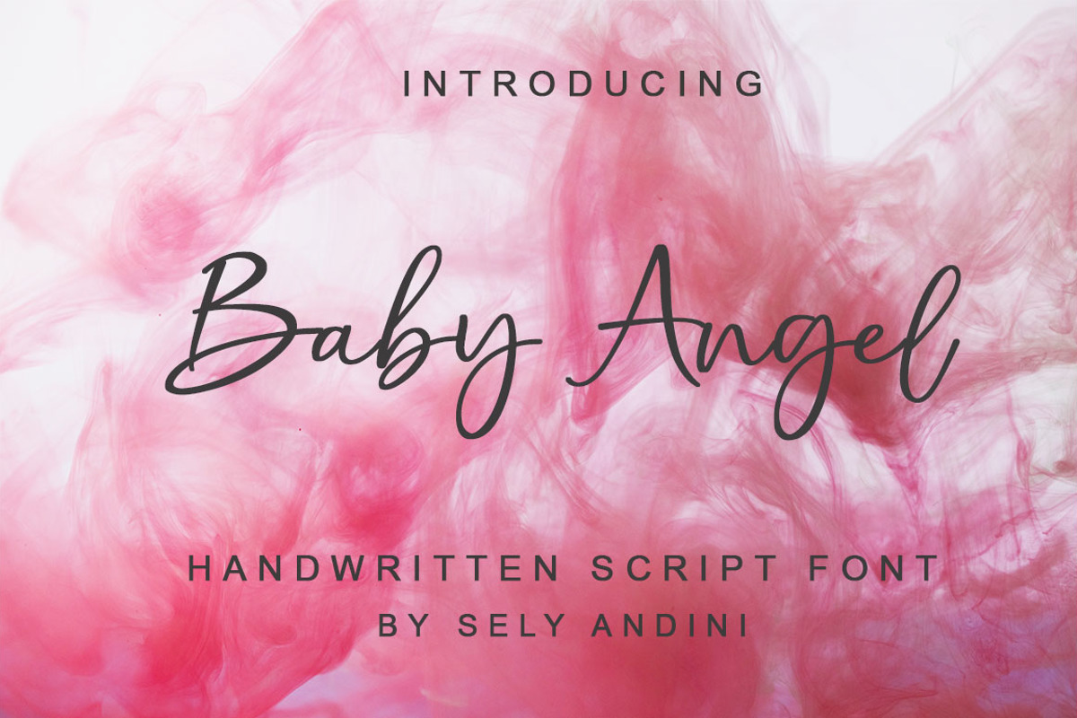 Baby Angel Font | selyandini | FontSpace