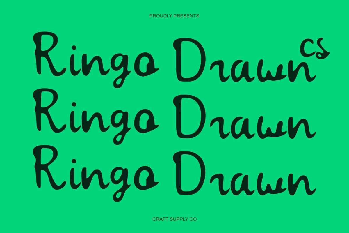 CS Ringo Drawn Font - Free Download