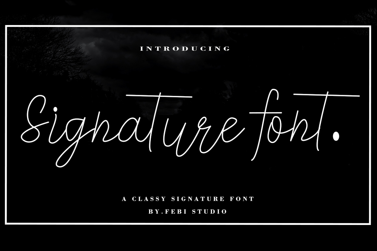 Signature Font | febi studio | FontSpace