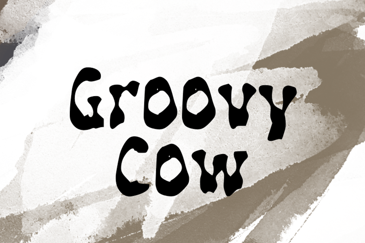 g-groovy-cow-font-wepfont-fontspace