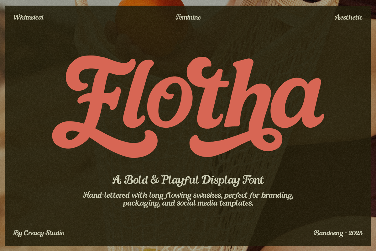 Flotsom Display Lettering Flotha Display Font - Free Download