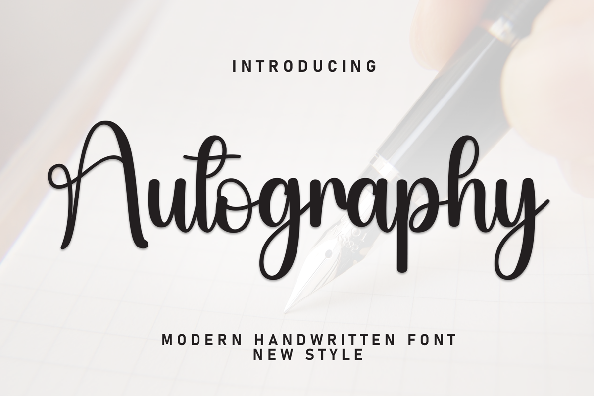 Autography Regular Autography Font - Free Download