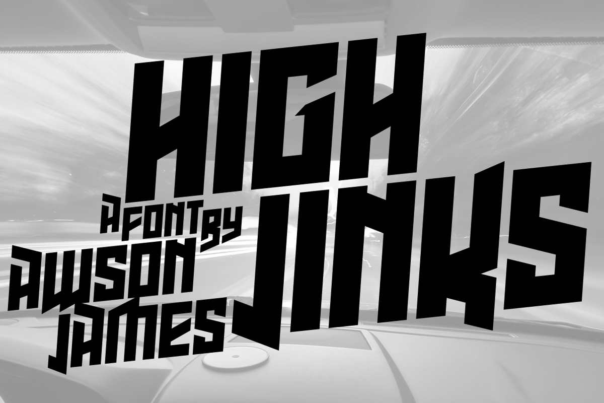 High Jinks Font Chequered Ink FontSpace