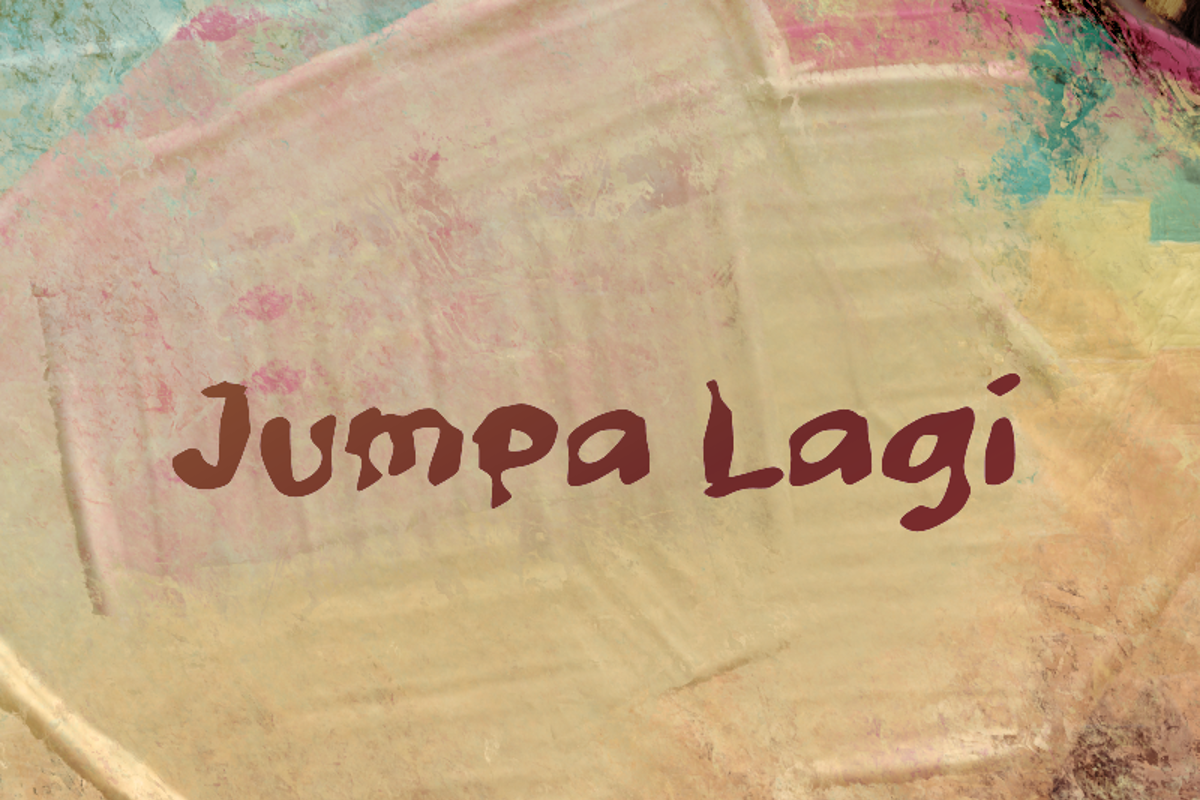 J Jumpa Lagi Font | Wepfont | FontSpace