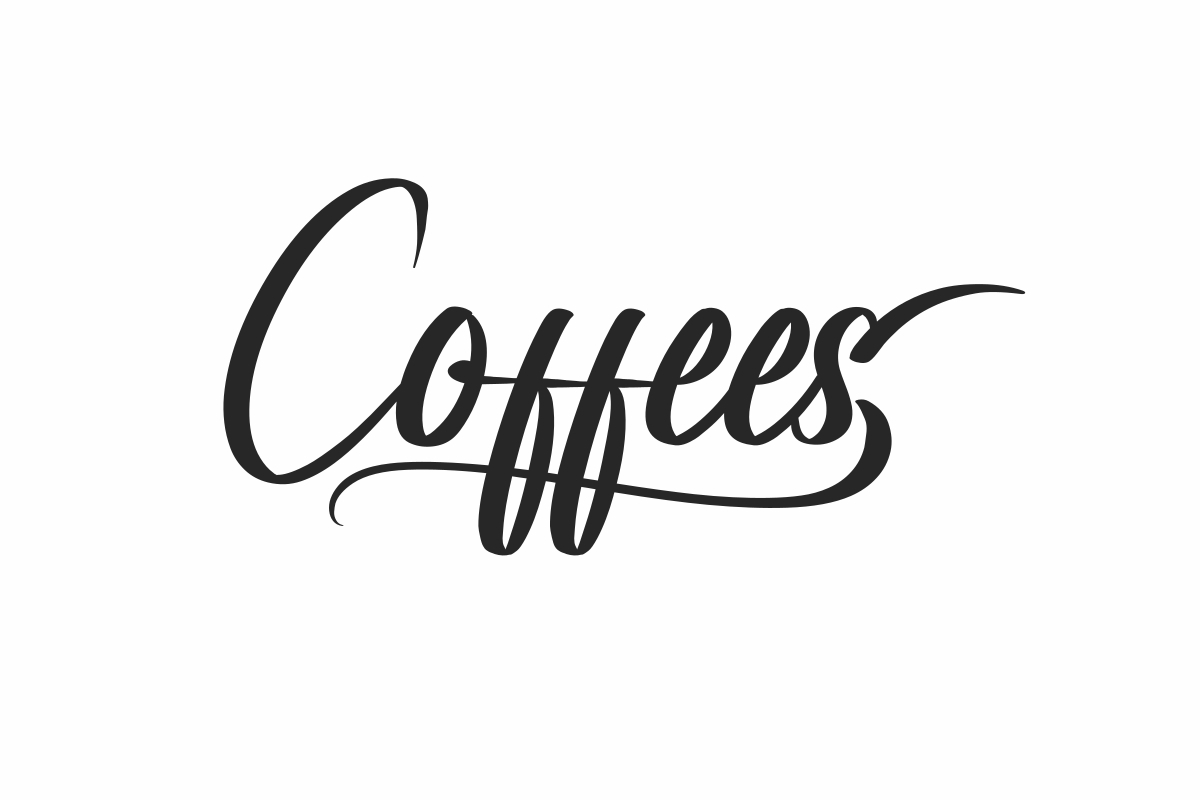 Dances script. Coffee шрифт. Coffee каллиграфия. Каллиграфия кофе. Шрифт для кофейни.