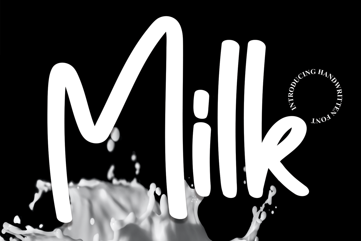 Milk Font | scratchones_creative | FontSpace