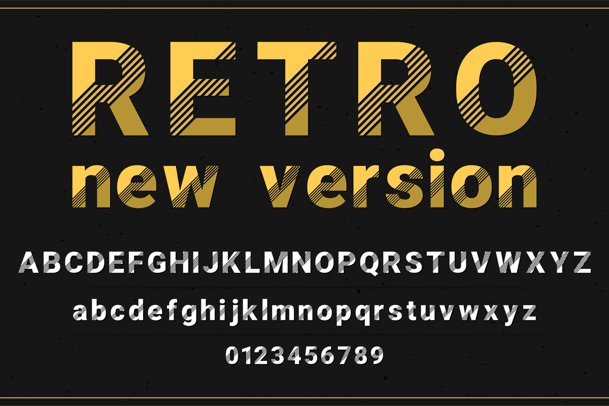 Retro New Version Font 