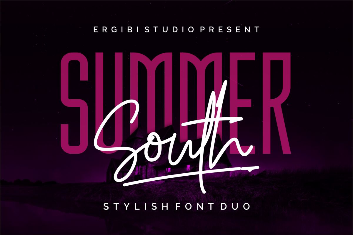 South Signature Font | Ergibi Studio | FontSpace