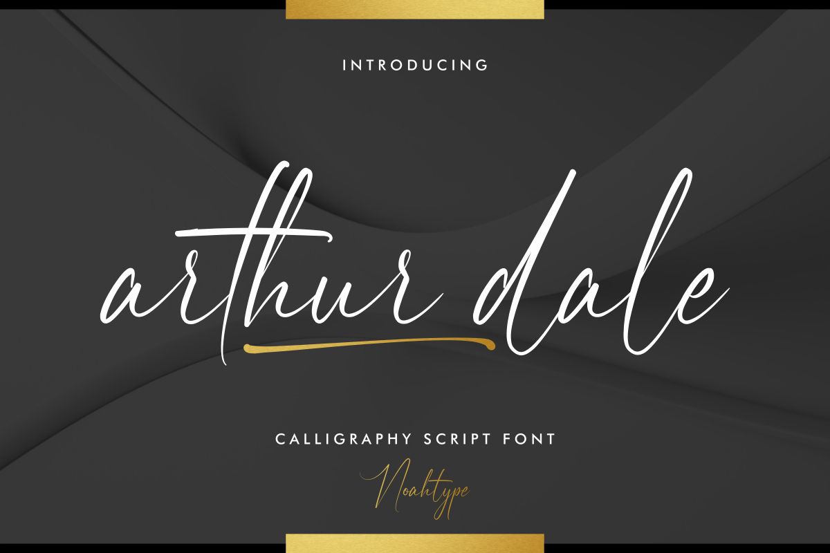 Arthur Dale Font | noahtype | FontSpace