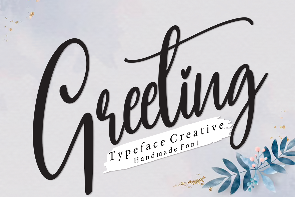 Greeting Font | scratchones_creative | FontSpace