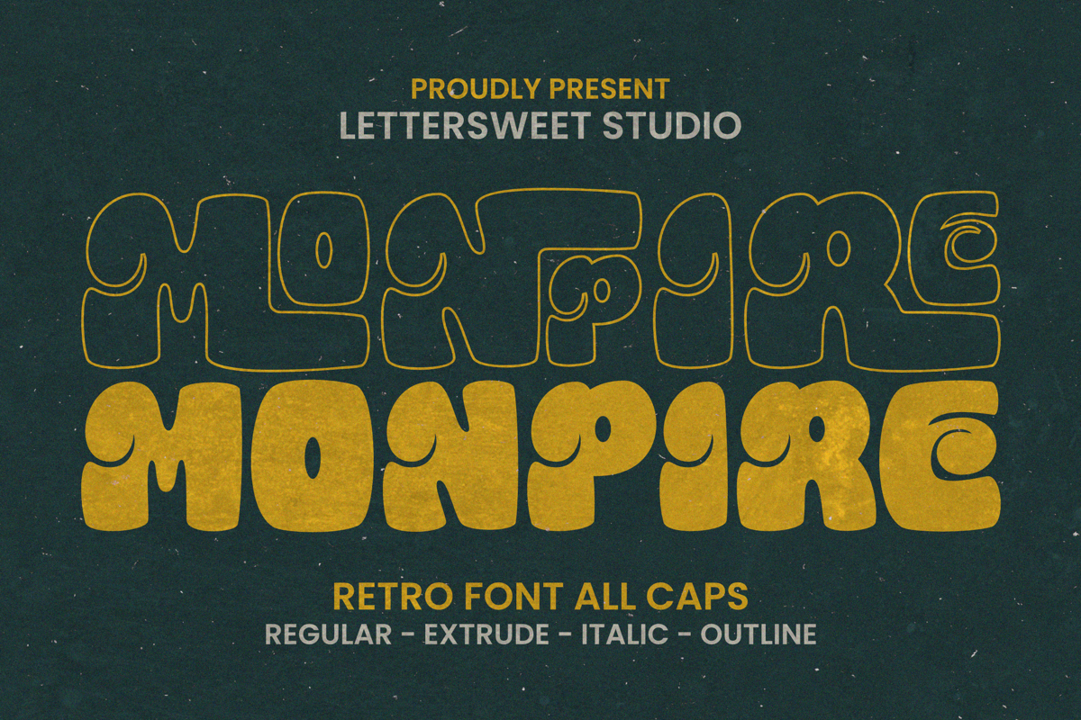 Monpire Font | Lettersweet | FontSpace