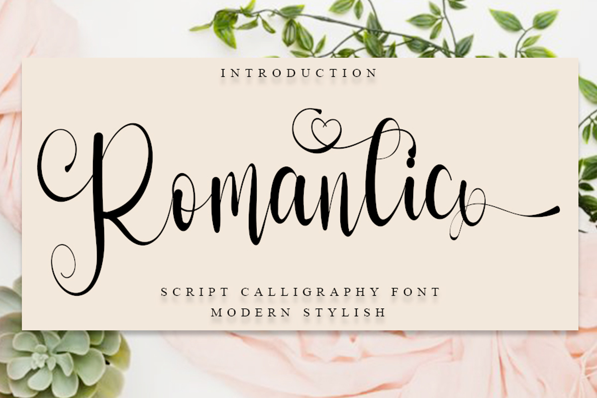 romantic font text generator