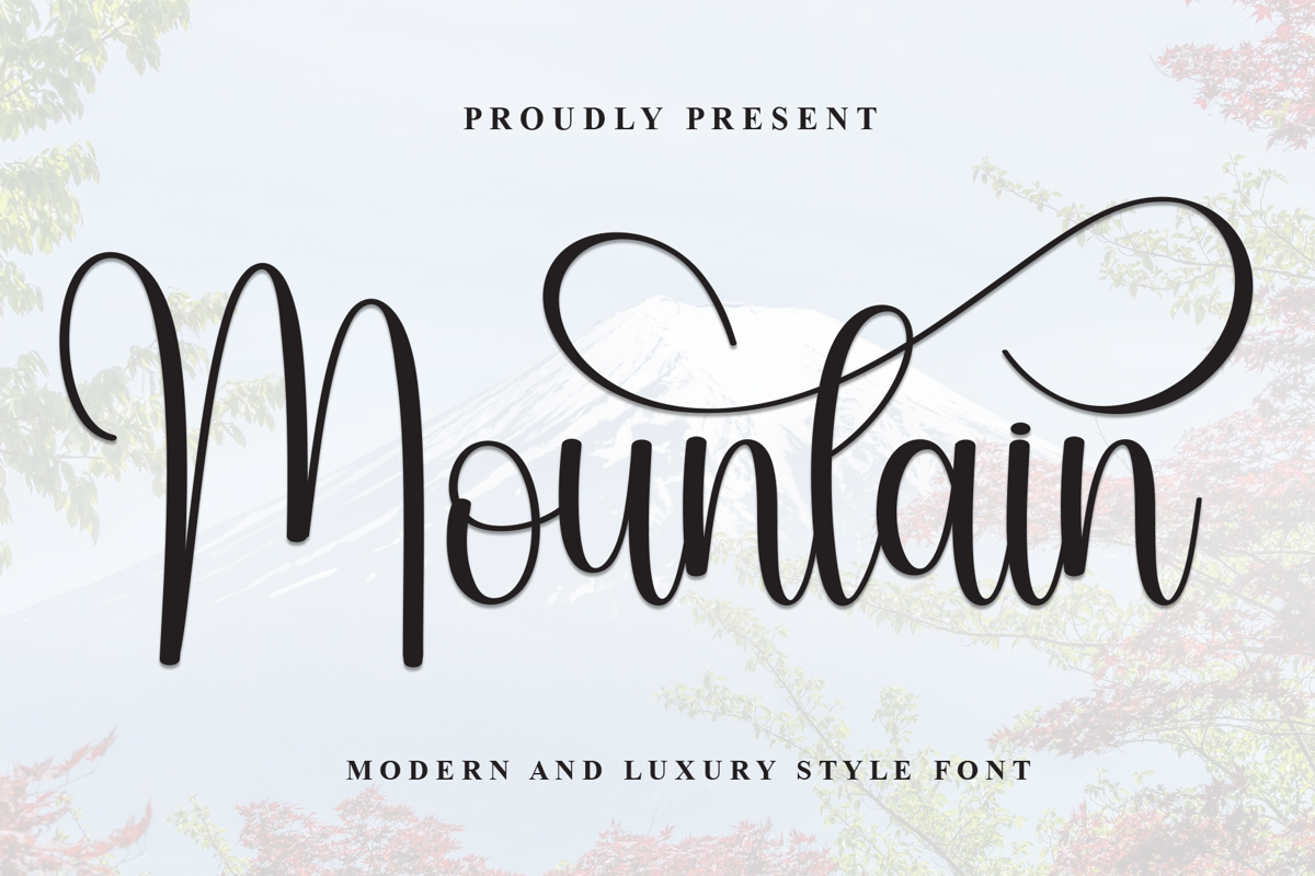 Mountain Font - Free Download