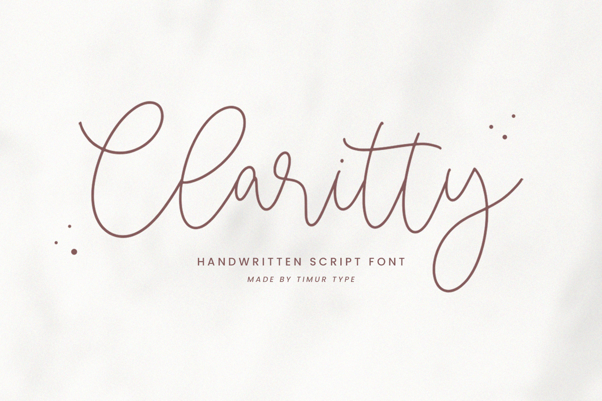 Claritty Font | Timur type | FontSpace