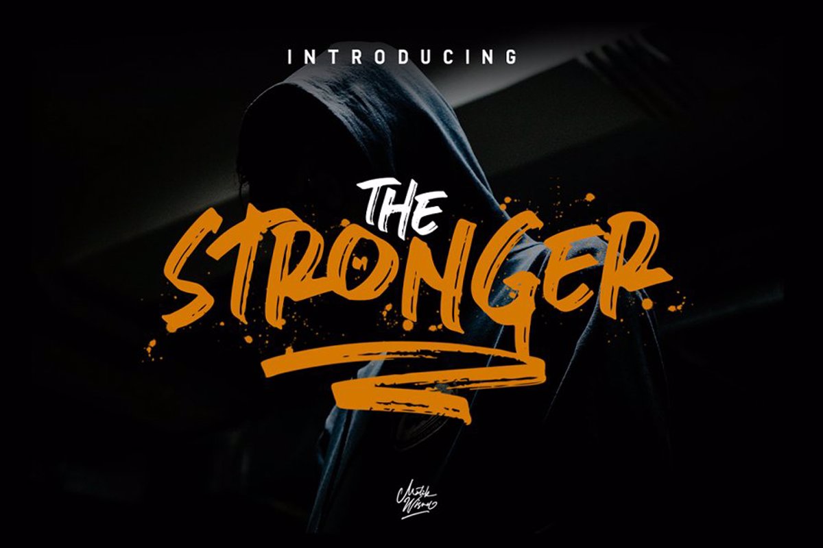 stronger-font-mlkwsn-fontspace