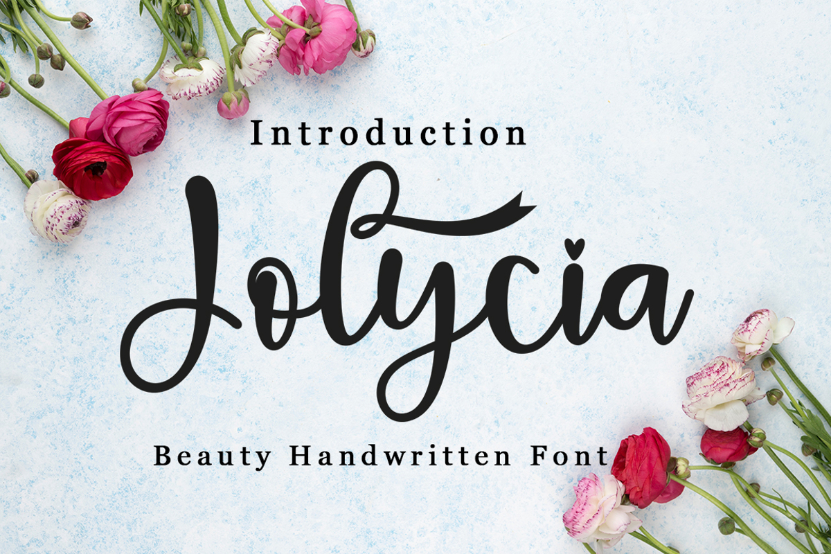 Jolycia Font | Solidtype | FontSpace