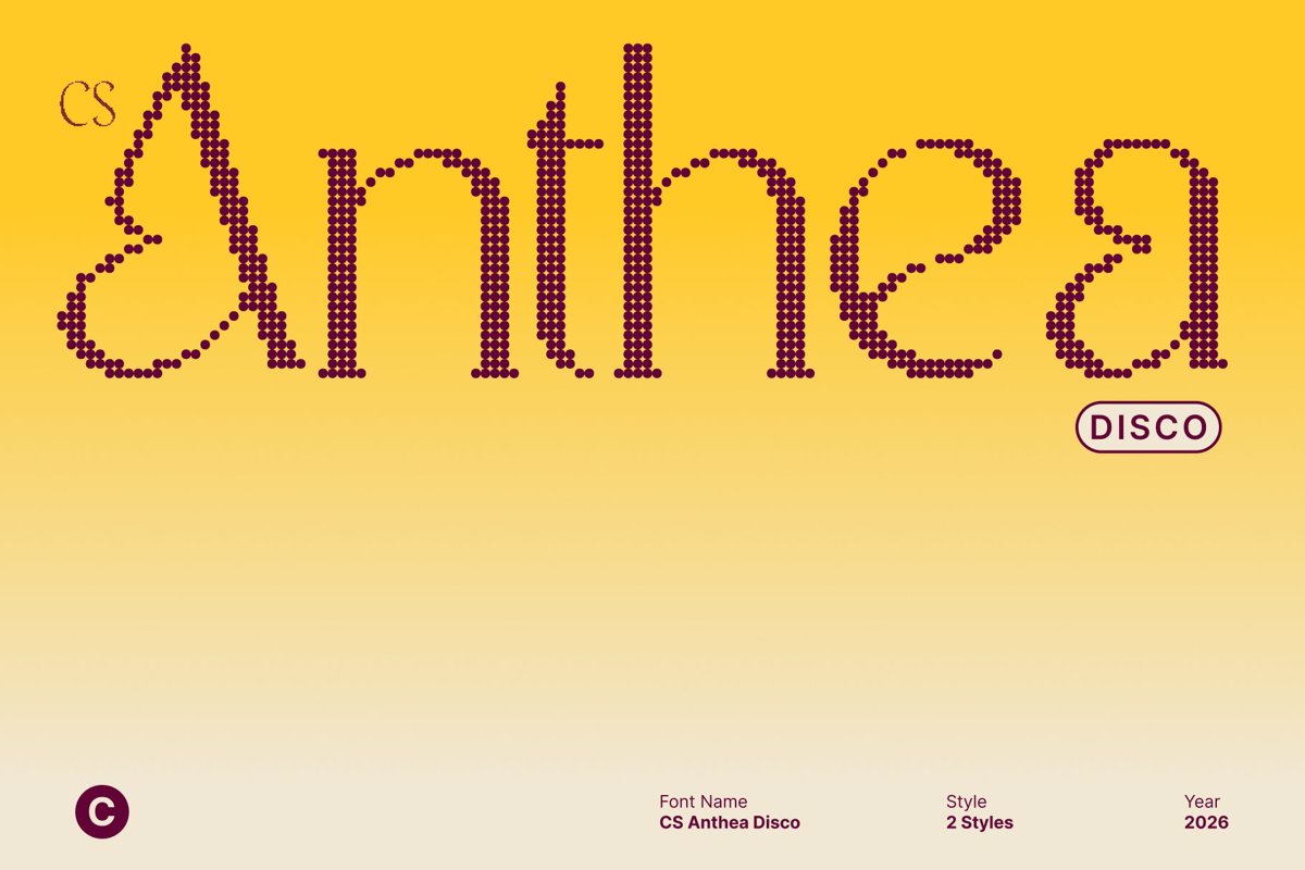 CS Anthea Disco Font - Free Download
