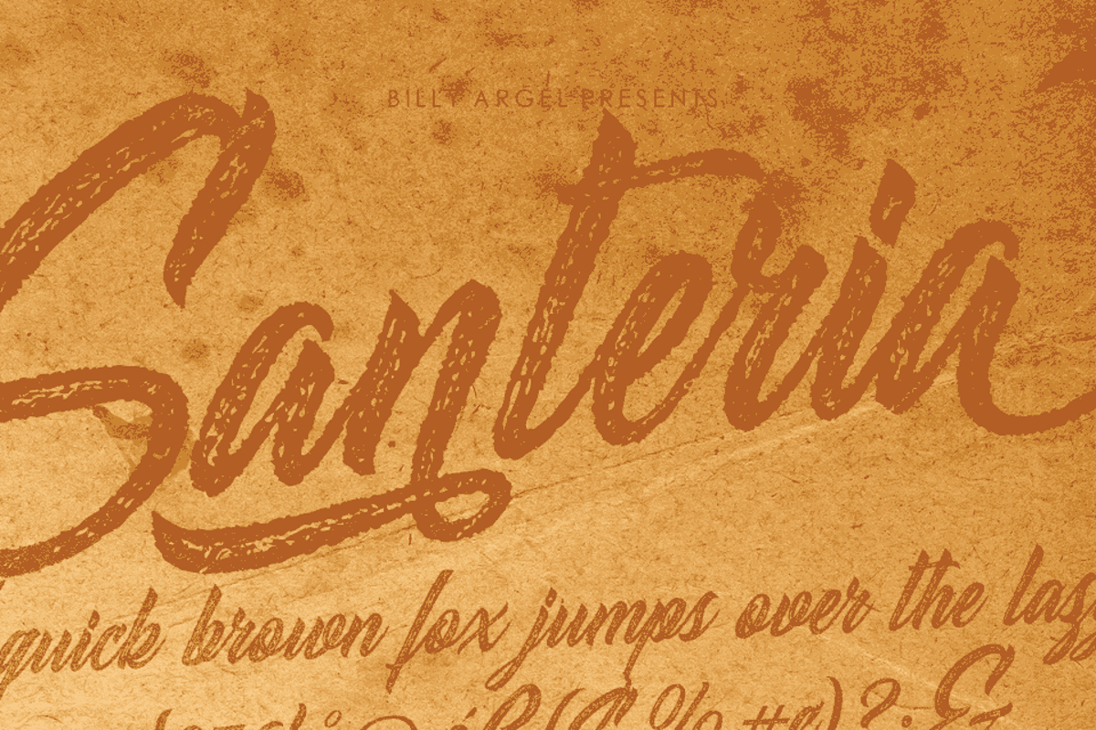 Santeria Font | Billy Argel Fonts | FontSpace