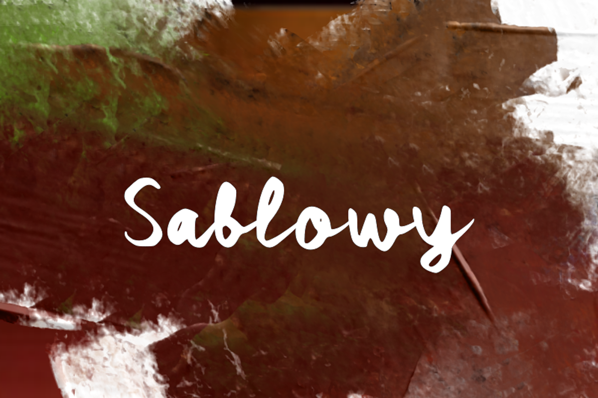 S Sablowy Font Wepfont Fontspace