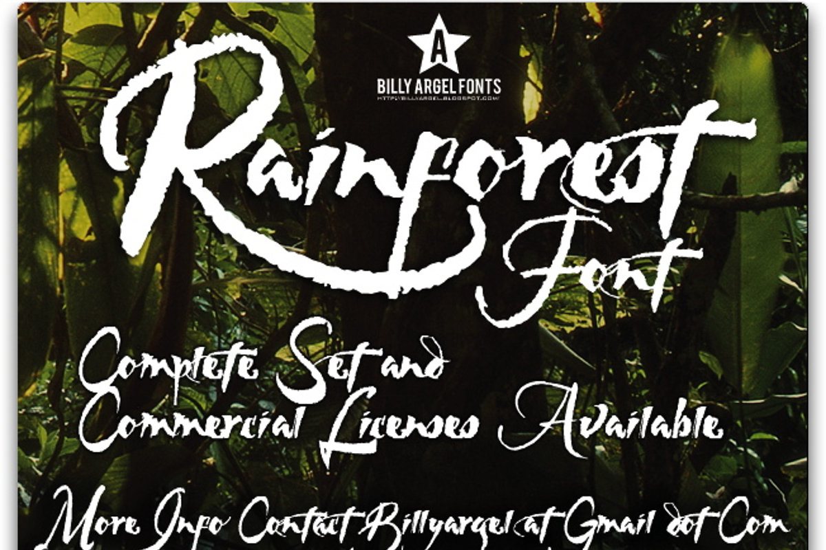 RAINFOREST Font - Free Download