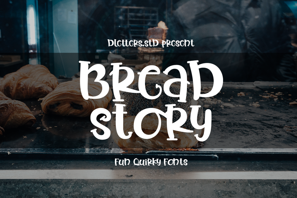 Bread Story Font Dlettersstd Fontspace