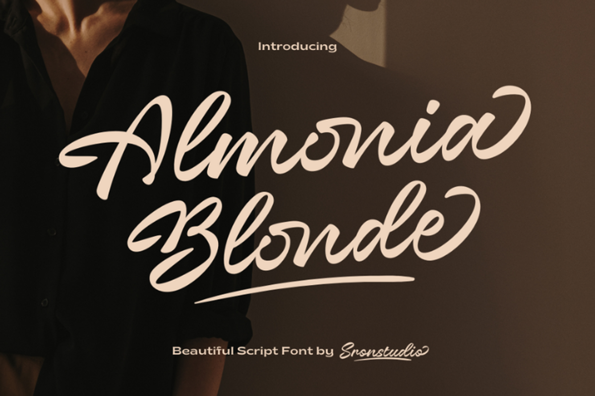 Almonia Blonde Font | Sronstudio | FontSpace