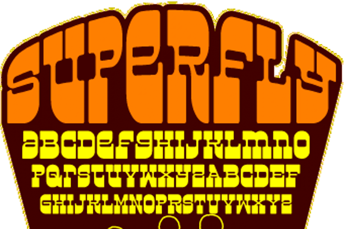 Superfly Font Font A Licious Fontspace