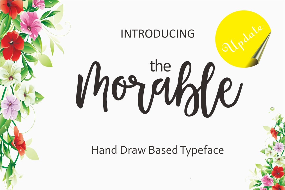 Download Free Morable Font Malindo Creative Fontspace PSD Mockup Template