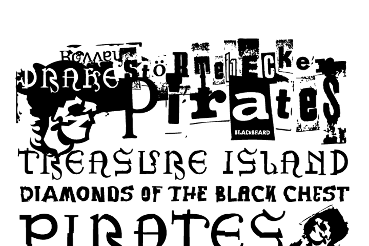 pirate font in word free