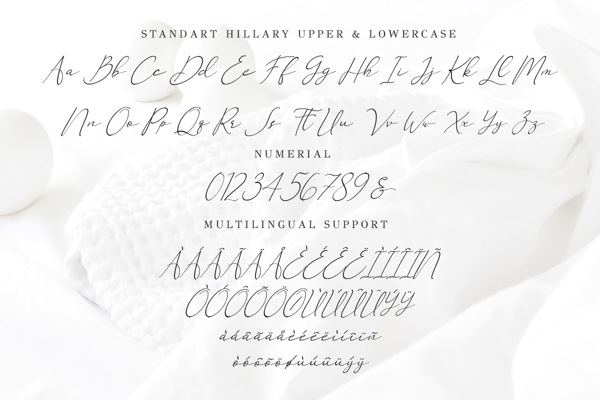 Hillary Handwriting Hillary DEMO Font - Free Download