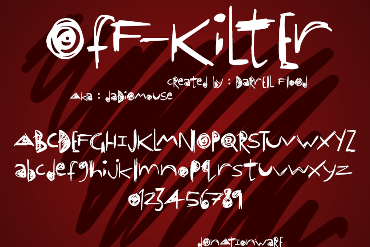 OfF-KiLtEr Font | HAWTPIXEL - Darrell Flood | FontSpace