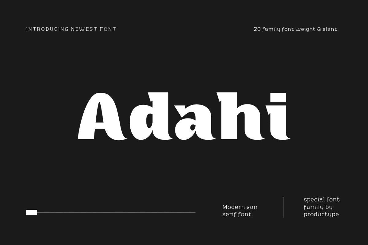 Adahi Font - Free Download