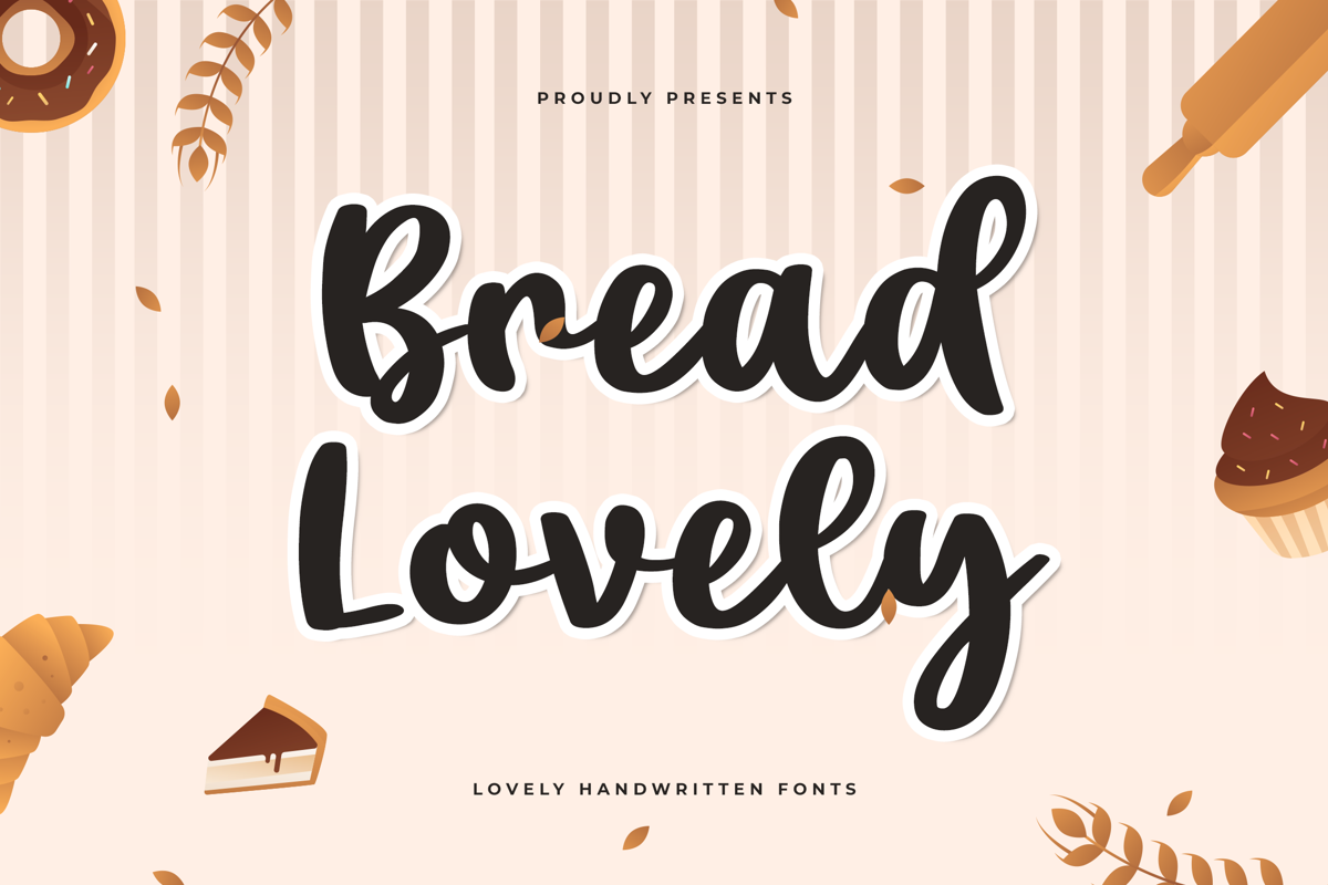 Bread Lovely Font Namara Creative Studio Fontspace