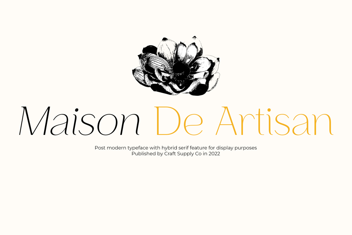 Maison De Artisan Font | craftsupplyco | FontSpace