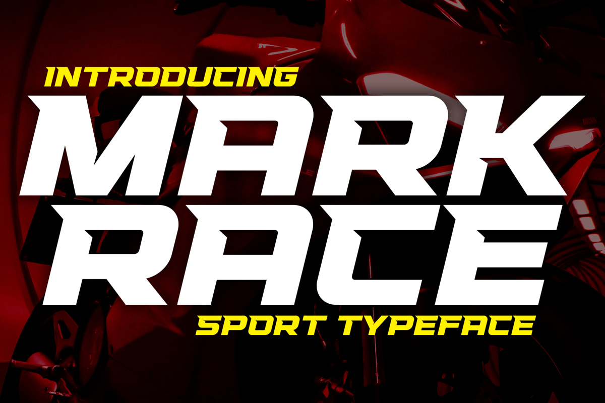 Racing Mark Race Font | Multype Studio | FontSpace