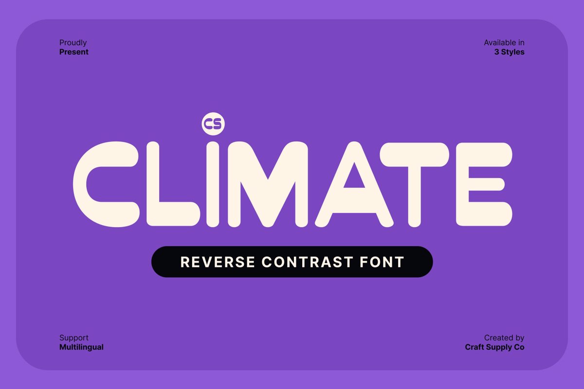 CS Climate Font - Free Download