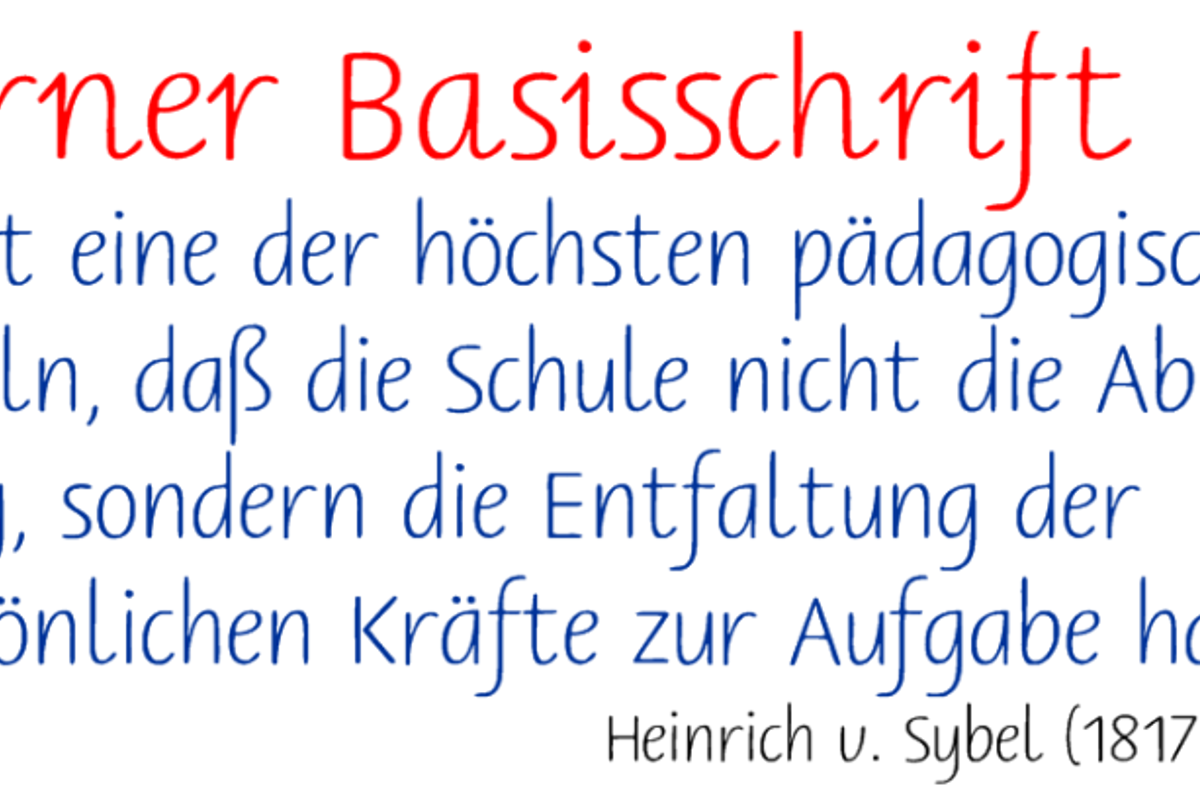 Berner Basisschrift Font - Free Download