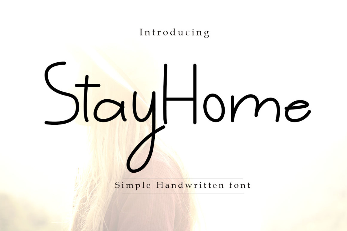 Stayhome Font - Free Download