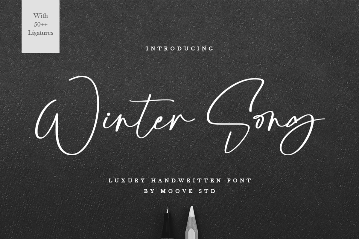 Download Winter Song Font Moove Studio Fontspace